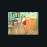 Impressão Em Tela Vincent van Gogh - Quarto de Vincent em Arles<br><div class="desc">Quarto em Arles (1889), de Vincent van Gogh, é um Apos impressionismo de pintura de arte cotidiana. Uma cena caseira interior com cama, mesa, cadeira e pinturas penduradas nas paredes, vários elementos arquitetônicos, móveis típicos do quarto. Há três versões autênticas descritas em suas cartas, facilmente discerníveis entre si pelas fotos...</div>