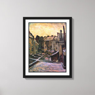 Impressão Em Tela Vincent Van Gogh - Quintais de Casas Antigas