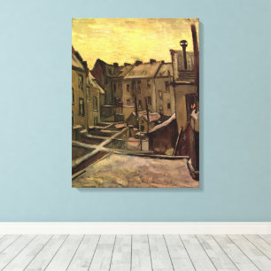 Impressão Em Tela Vincent van Gogh, Quintais de Casas Antigas, Antué