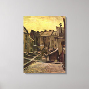 Impressão Em Tela Vincent van Gogh, Quintais de Casas Antigas, Antué