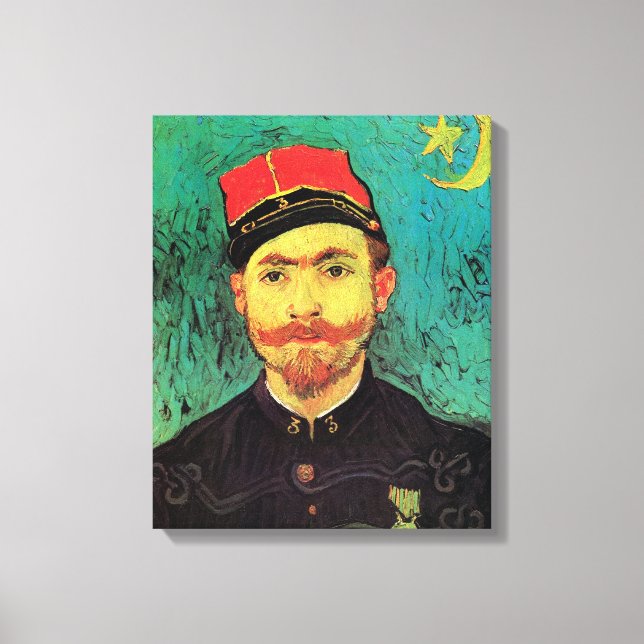 Impressão Em Tela Vincent Van Gogh - Retrato Da Milliet - Belas Arte (Frente)