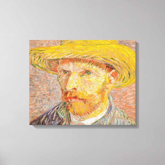 Impressão Em Tela Vincent Van Gogh - Retrato impressionista (Frente)