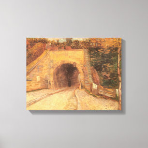 Impressão Em Tela Vincent van Gogh - Roadway Underpass, O Viaduto