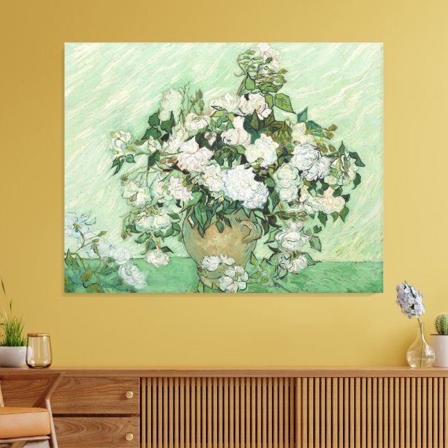 Impressão Em Tela Vincent van Gogh - Rosas  (Insitu(Sala de estar))