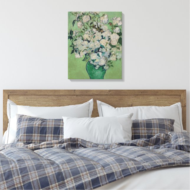 Impressão Em Tela Vincent van Gogh Roses (Insitu(Quarto))