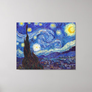 Impressão Em Tela VINCENT VAN GOGH - Starry night 1889