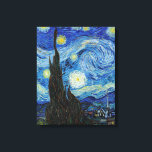 Impressão Em Tela Vincent Van Gogh Starry Night Vintage Fine Art<br><div class="desc">Vincent Van Gogh Starry Night Vintage Fine Art Canvas</div>
