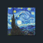 Impressão Em Tela Vincent Van Gogh Starry Night Vintage Fine Art<br><div class="desc">Vincent Van Gogh Starry Night Vintage Fine Art Canvas</div>