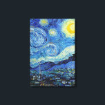 Impressão Em Tela Vincent Van Gogh Starry Night Vintage Fine Art<br><div class="desc">Vincent Van Gogh Starry Night Vintage Fine Art Canvas</div>
