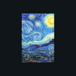 Impressão Em Tela Vincent Van Gogh Starry Night Vintage Fine Art<br><div class="desc">Vincent Van Gogh Starry Night Vintage Fine Art Canvas</div>