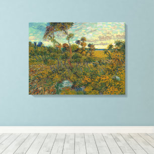 Impressão Em Tela Vincent Van Gogh, Sunset Em Montmajour