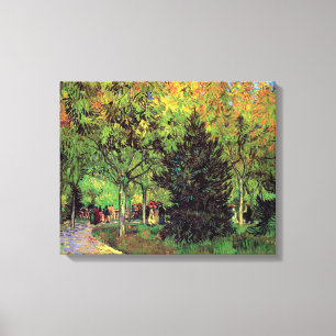Impressão Em Tela Vincent Van Gogh - Uma Alameda No Jardim Público