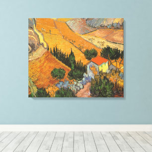 Impressão Em Tela Vincent van Gogh - Vale com Lavrador