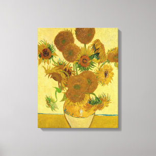 Impressão Em Tela Vincent van Gogh - Vase com Quinze Girassóis