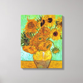 Impressão Em Tela Vincent Van Gogh - Vaso Com Doze Girassóis