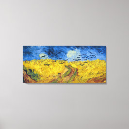Impressão Em Tela Vincent van Gogh - Wheatfield com Crows