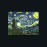 Impressão Em Tela Vincent van Gogh's The Starry Night (1889)<br><div class="desc">Uma pintura pós-impressionista clássica de 1889, trabalho de arte que passou para o dominio público e faz maravilhosos presentes e outros produtos. Van Gogh escreveu uma vez: "Muitas vezes me parece que a noite ainda é mais rica em cores do que o dia; tendo tons das violetas, azuis e verdes...</div>