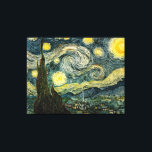 Impressão Em Tela Vincent van Gogh's The Starry Night (1889)<br><div class="desc">Uma pintura pós-impressionista clássica de 1889, trabalho de arte que passou para o dominio público e faz maravilhosos presentes e outros produtos. Van Gogh escreveu uma vez: "Muitas vezes me parece que a noite ainda é mais rica em cores do que o dia; tendo tons das violetas, azuis e verdes...</div>