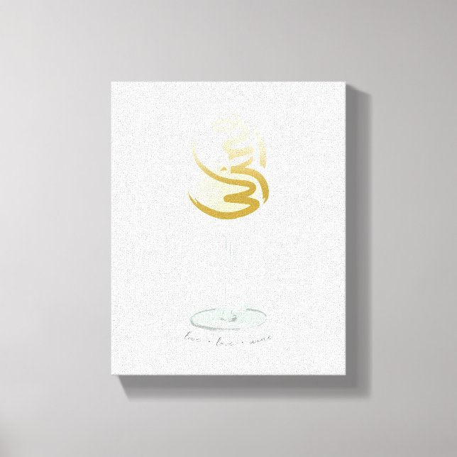 Impressão Em Tela Vinho De Amor (Frente)