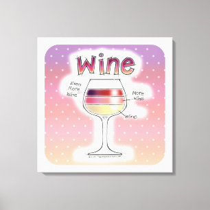 IMPRESSÃO EM TELA VINHO, MAIS VINHO, AINDA MAIS VINHO