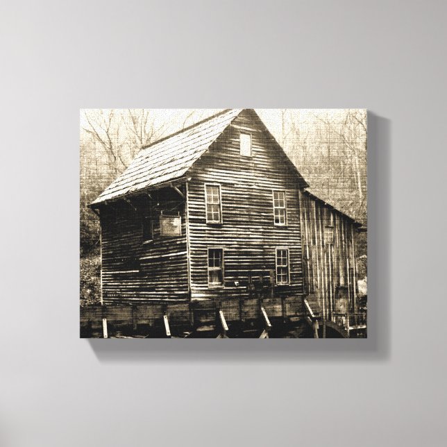 Impressão Em Tela Vintage (Frente)