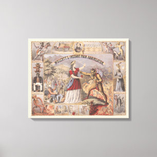 Impressão Em Tela Vintage Ad for Instant Dain Annihilator de Wolcott