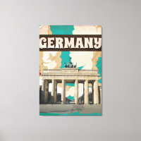 VINTAGE ALEMANHA POSTER DE VIAGENS