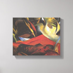 Impressão Em Tela Vintage August Macke O Tempest