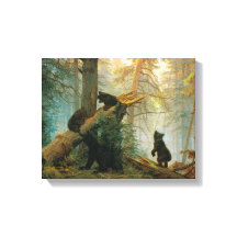 Vintage Bear Cubs por Ivan Shishkin