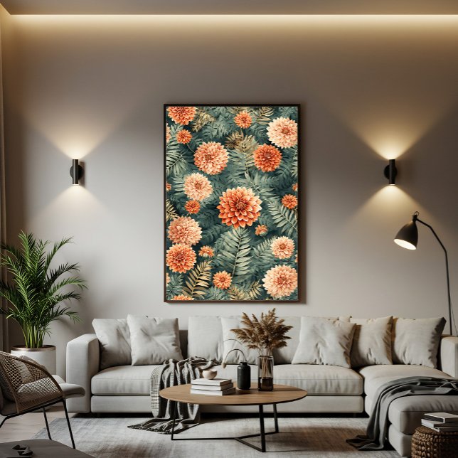 Impressão Em Tela Vintage Botanical Elegance (Criador carregado)