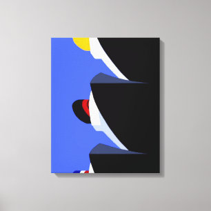 Impressão Em Tela Vintage Cruise Ship Art Deco Poster