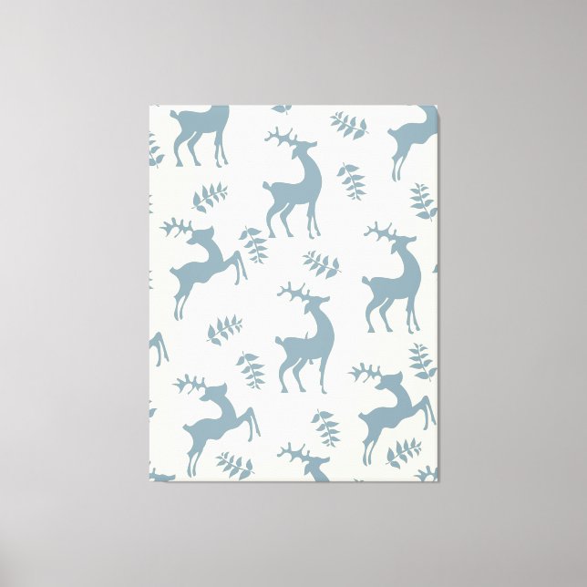 Impressão Em Tela Vintage Deers (Frente)