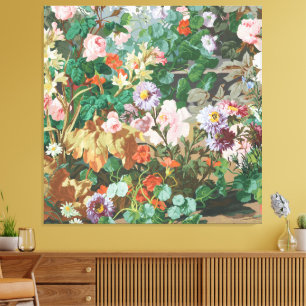Impressão Em Tela Vintage Floral Jardin d'Hiver por Edouard Müller
