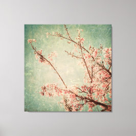 Impressão Em Tela Vintage floral vitoriano verde-giro