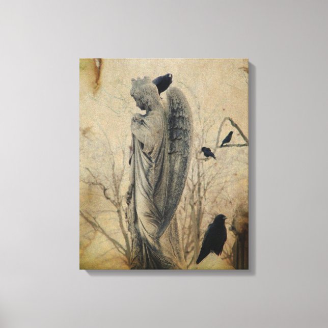 Impressão Em Tela Vintage Gothic Art (Frente)