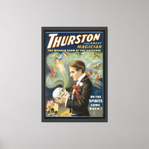 Impressão Em Tela Vintage Magic Poster, Thurston, The Excelente Magg