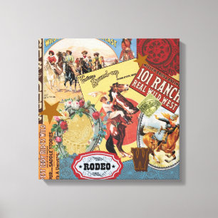 Impressão Em Tela vintage ocidental moderna