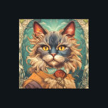 Impressão Em Tela Vintage Pop Art Louis Wain Estilo Retroativo<br><div class="desc">Vintage Pop Art Louis Wain Estilo Retroativo</div>
