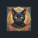 Impressão Em Tela Vintage Pop Art Louis Wain Retro Style Cat<br><div class="desc">Vintage Pop Art Louis Wain Retro Style Cat</div>