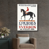 Vintage Race Horse Derby Jockey