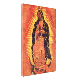 Impressão Em Tela Vintage Religião Virgem Maria Nossa Senhora de Gua