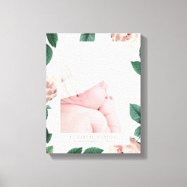 Impressão Em Tela Vintage Rosa Rosa Rosa Cor Rosa Quadro Floral Tela