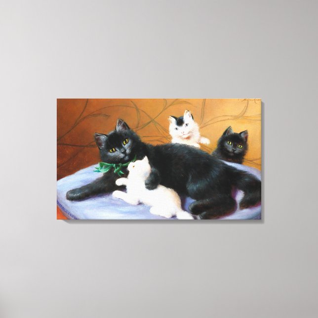 Impressão Em Tela Vintage Sophie Sperlich Fat Family (Frente)