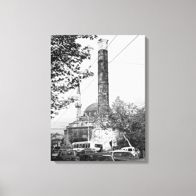 Impressão Em Tela Vintage Turkey Istambul Coluna Constantine (Frente)