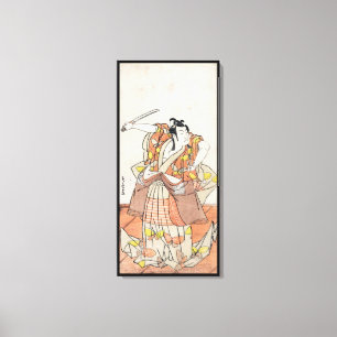Impressão Em Tela Vintage ukiyo-e guerreiro Legal