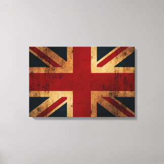 Impressão Em Tela Vintage Union Jack