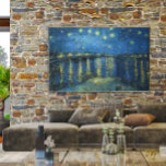 Impressão Em Tela Vintage Van Gogh Starry Night Sobre O Ródano<br><div class="desc">Um bom impressão de "Noite Estrelada Sobre o Ródano" pintado em 1888 por Vincent Van Gogh (1853 - 1890). A pintura capturou a noite ao redor do Rio Rhone. O desafio de pintar à noite fascinou Van Gogh e, ao pintar a Noite Estrelada sobre o Ródano, escolheu um ponto de...</div>