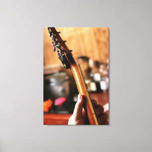 Impressão Em Tela Violão acústico bonito