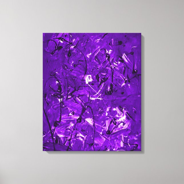 Impressão Em Tela Violet Chaos (Frente)