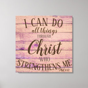 Impressão Em Tela Violeta cor-de-rosa de Lifequote da bíblia